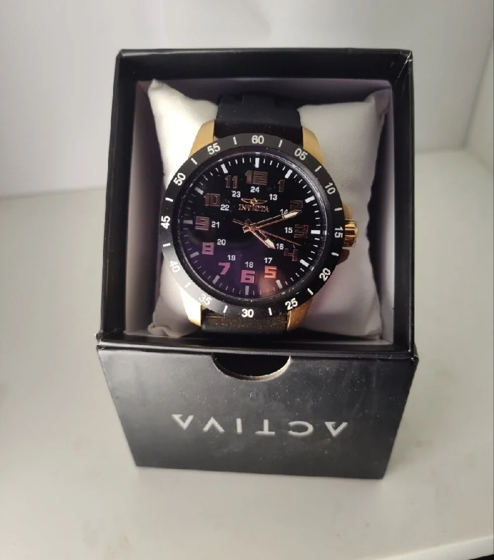 Activa Black and Gold Men’s Sport Watch *NICE*